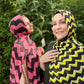 Limited Edition Chiffon Hijab: Pink Sherbet Zigzag