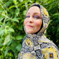 Limited Edition Georgette Chiffon Hijab: Italian Dandelion