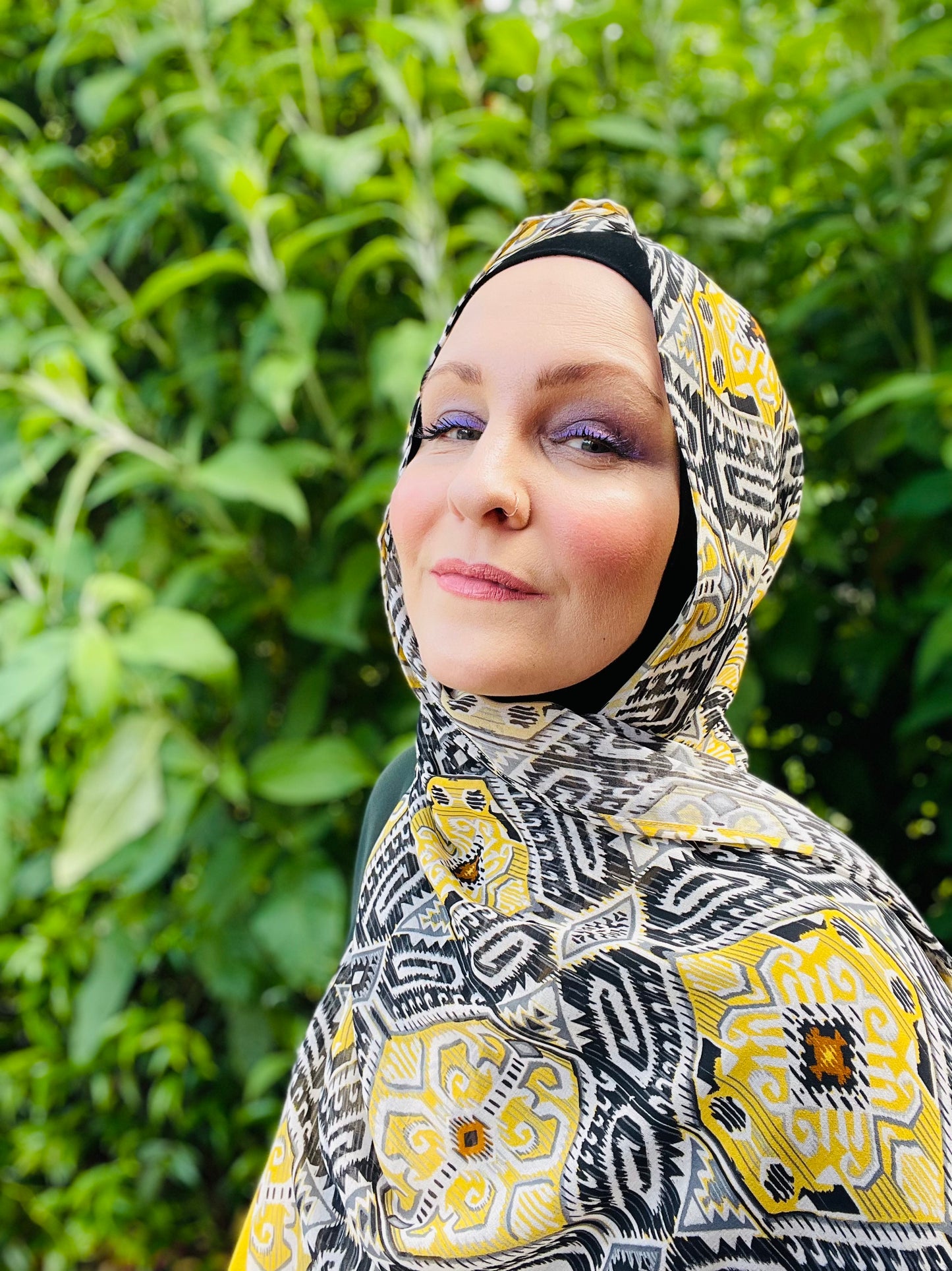 Limited Edition Georgette Chiffon Hijab: Italian Dandelion