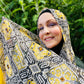 Limited Edition Georgette Chiffon Hijab: Italian Dandelion