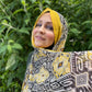 Limited Edition Georgette Chiffon Hijab: Italian Dandelion