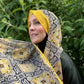 Limited Edition Georgette Chiffon Hijab: Italian Dandelion