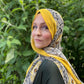 Limited Edition Georgette Chiffon Hijab: Italian Dandelion
