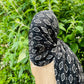 Limited Edition Crepe Chiffon Hijab: Black Diamond