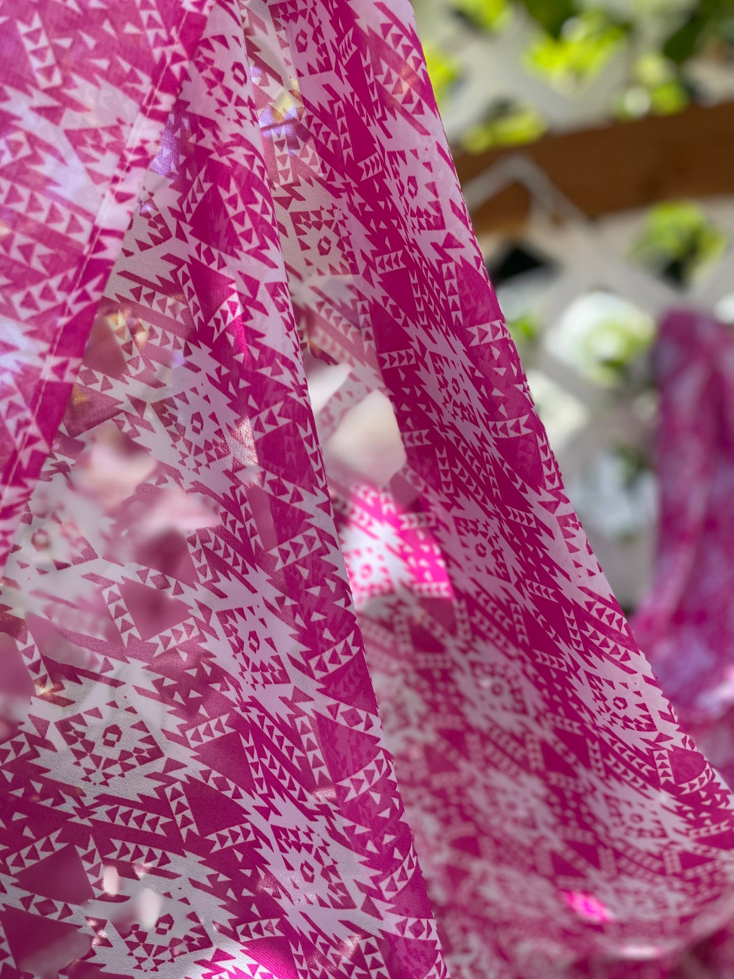 Limited Edition Chiffon Hijab: Hot Pink Albuquerque