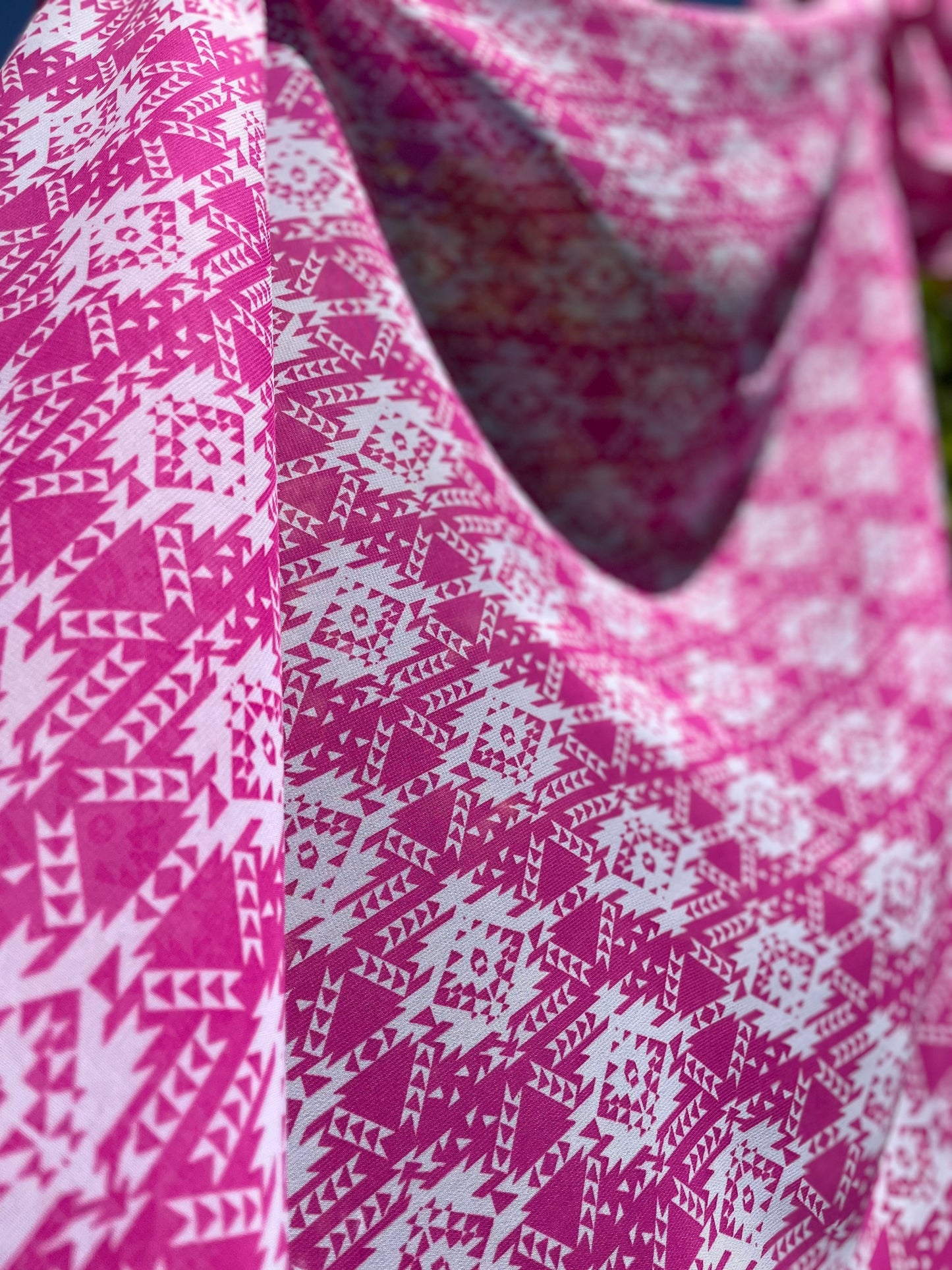 Limited Edition Chiffon Hijab: Hot Pink Albuquerque