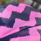 Limited Edition Chiffon Hijab: Pink Sherbet Zigzag