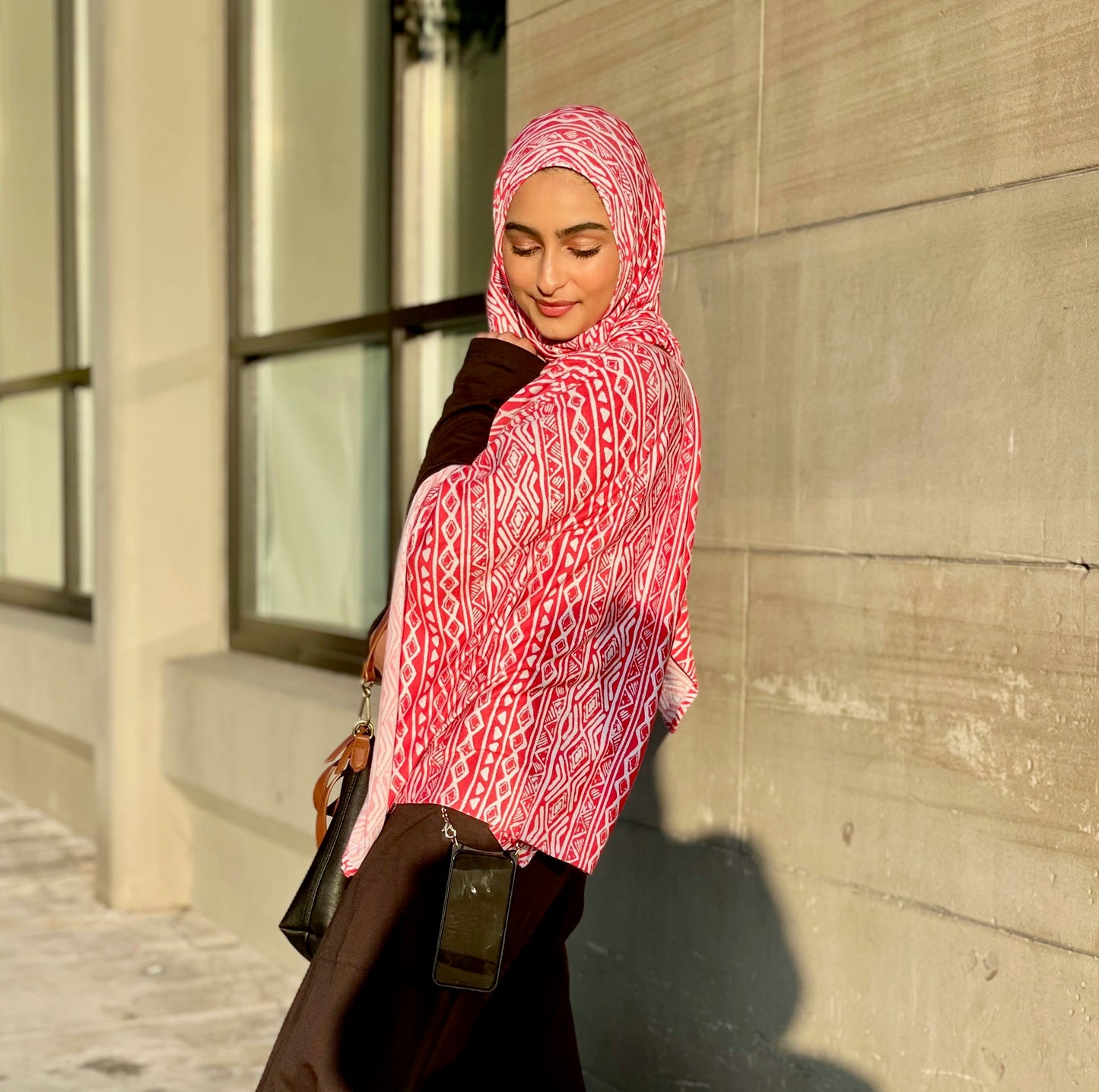 Printed Jersey Hijab: Beachy Babe