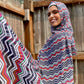 Limited Edition Chiffon Hijab: Aruba Waves
