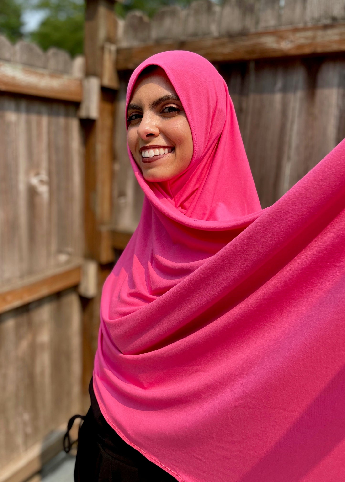 Solid Jersey Hijab: Paradise Pink