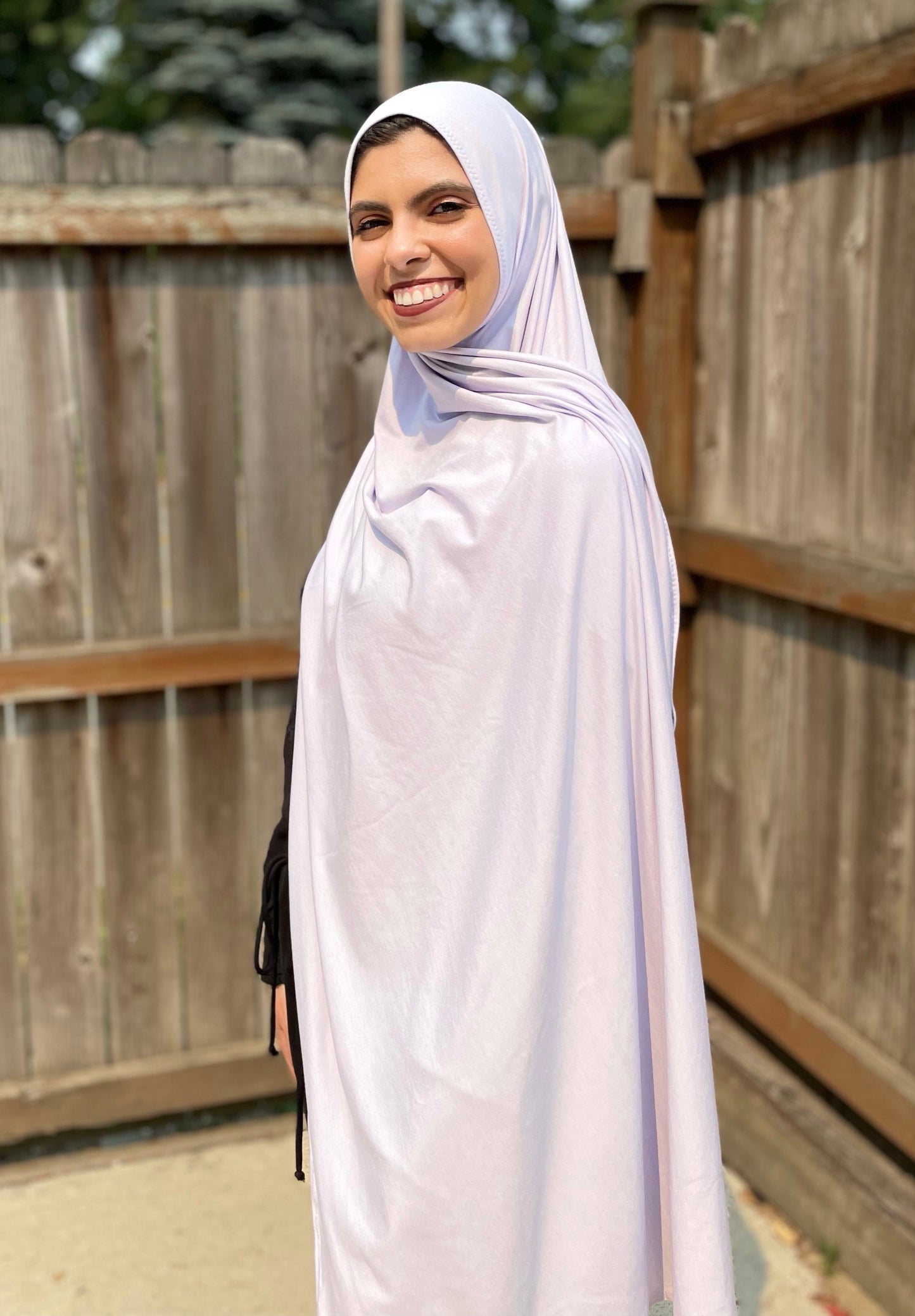 Solid Jersey Hijab: Pale Lavender