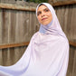Solid Jersey Hijab: Pale Lavender