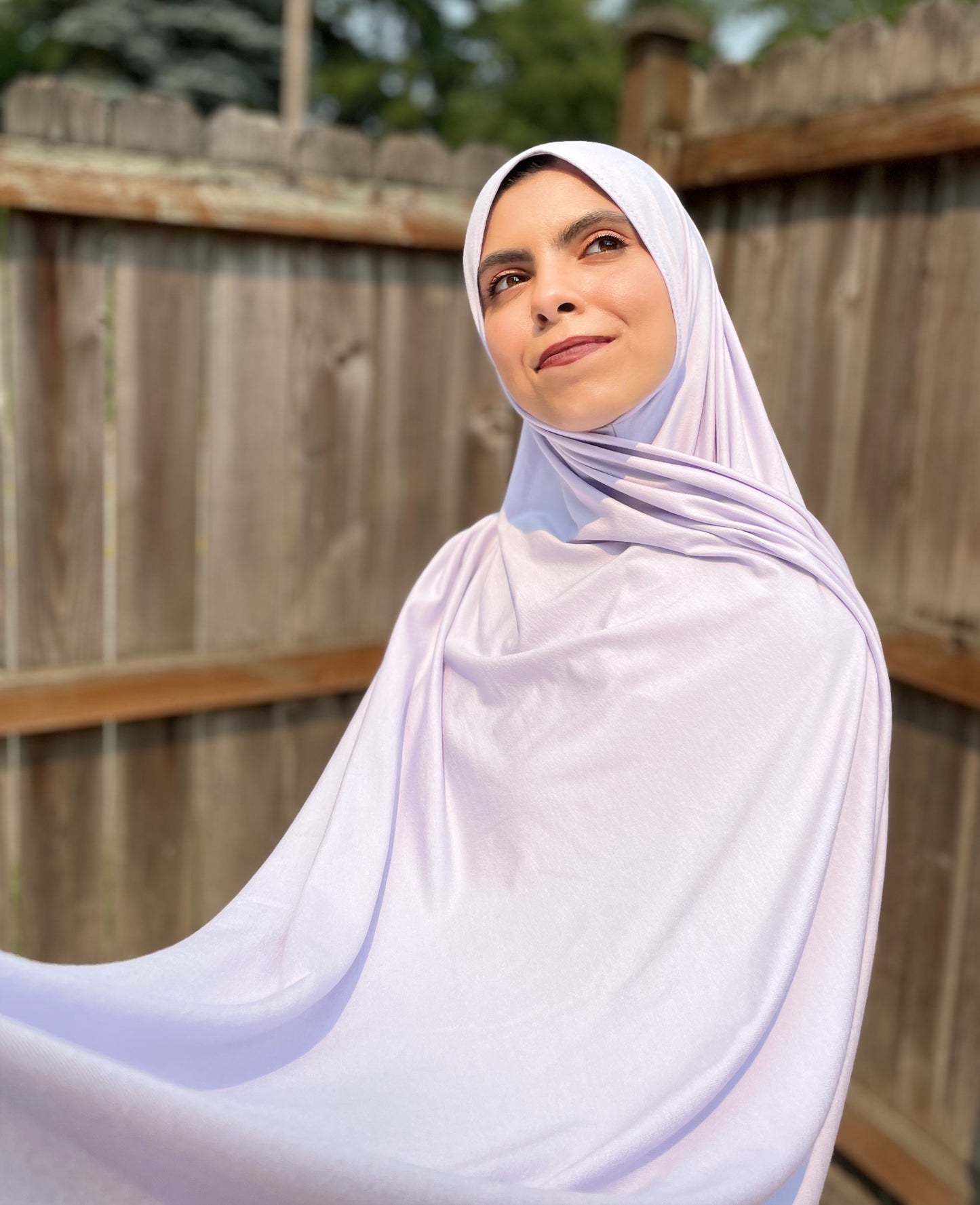 Solid Jersey Hijab: Pale Lavender