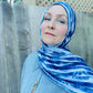 Limited Edition Printed Jersey Hijab: Sailor girl