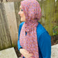 Limited Edition Crepe Chiffon Hijab: Turkish Garden