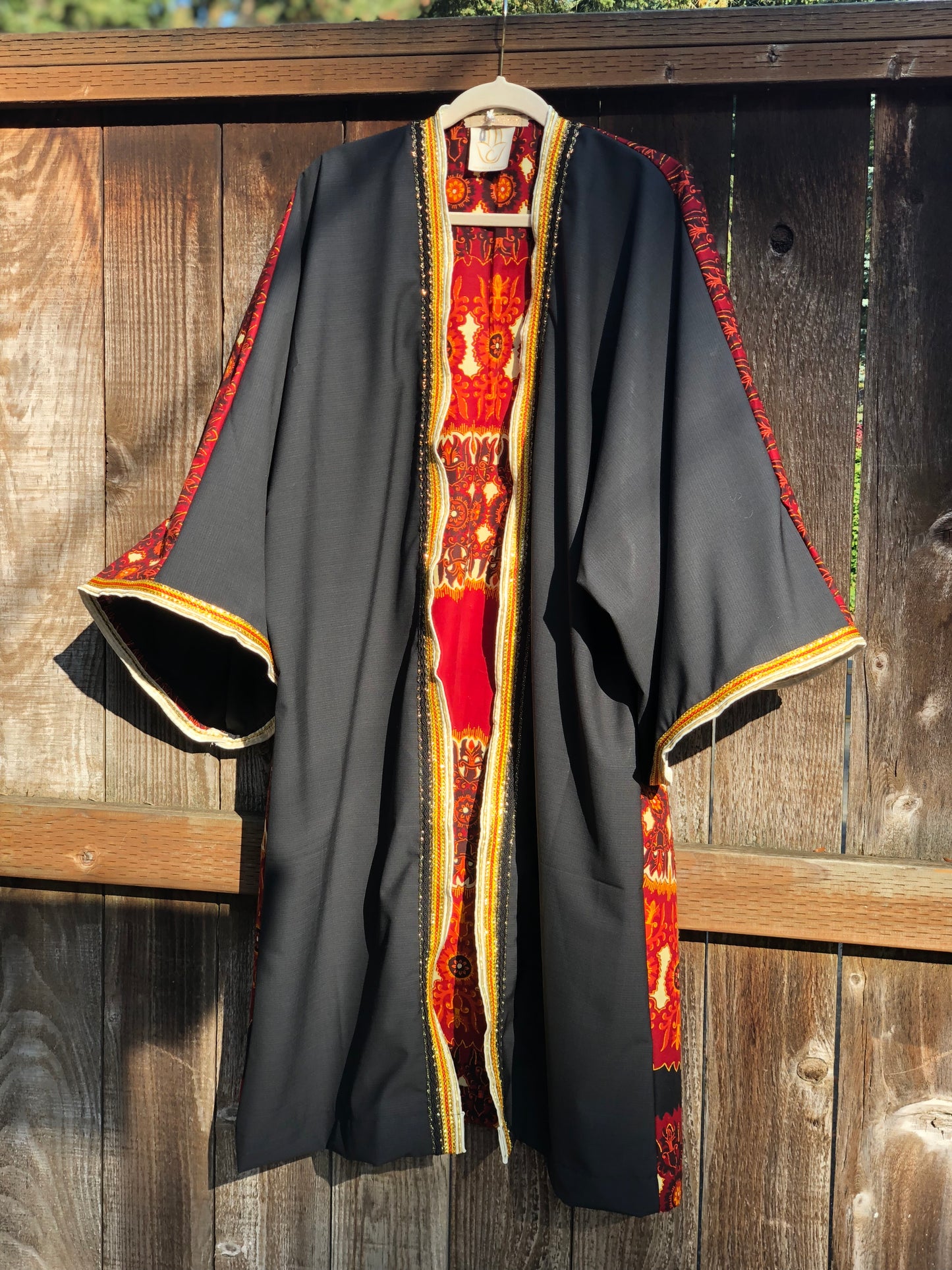 Private Collection Kimono - Dashiki Black, Gold, Orange