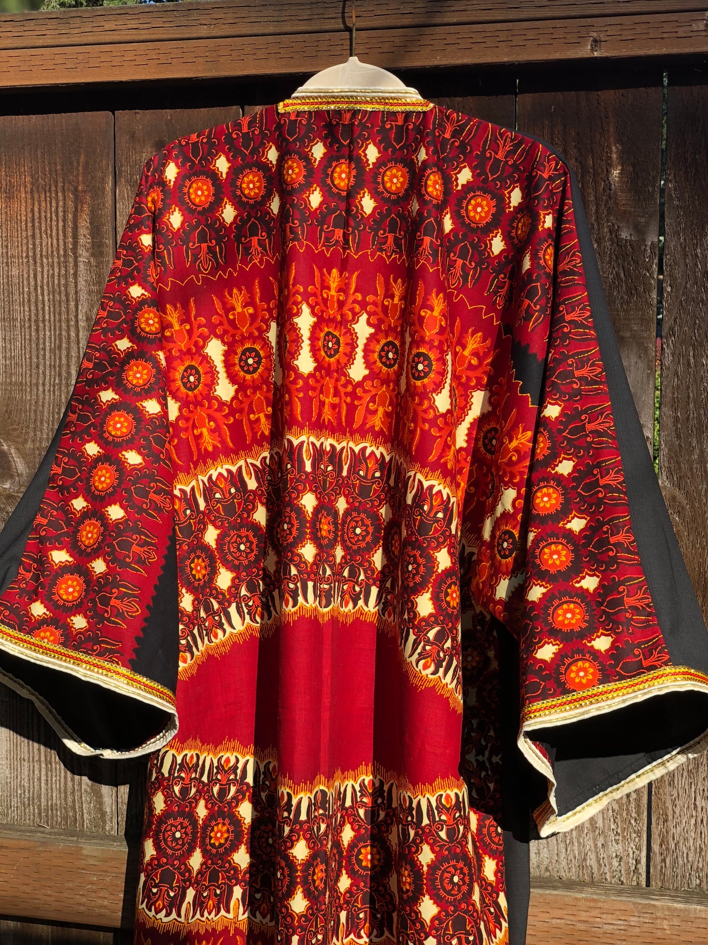 Private Collection Kimono - Dashiki Black, Gold, Orange