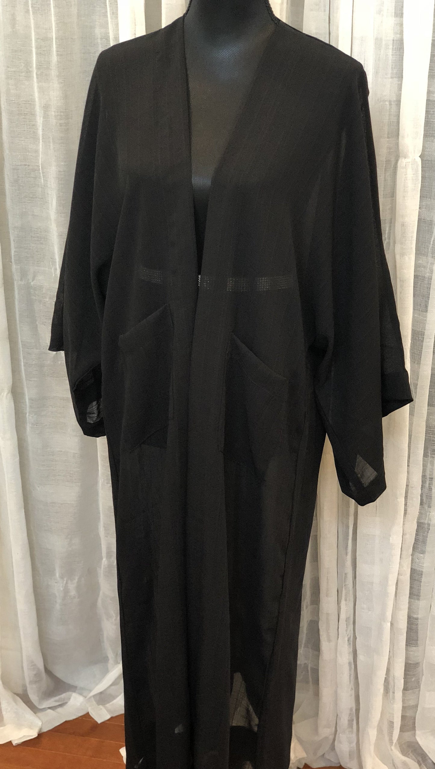 Private Collection Kimono - Black Sheer