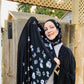Printed Jersey Hijab: Faded Roses