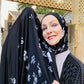 Printed Jersey Hijab: Faded Roses