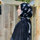 Printed Jersey Hijab: Faded Roses