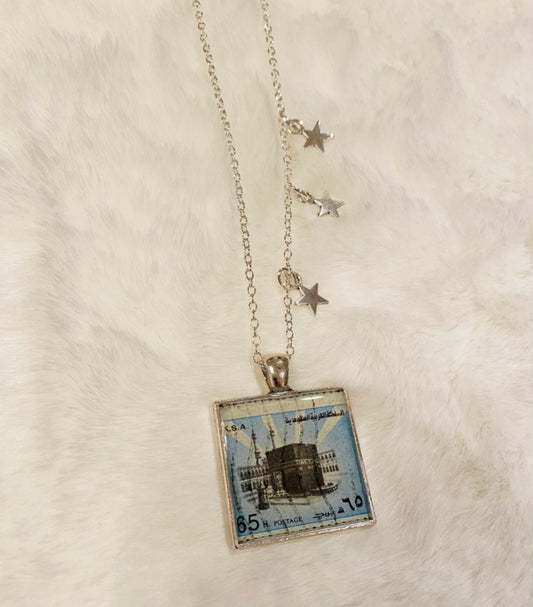 Vintage Necklace - The Kaaba in Silver