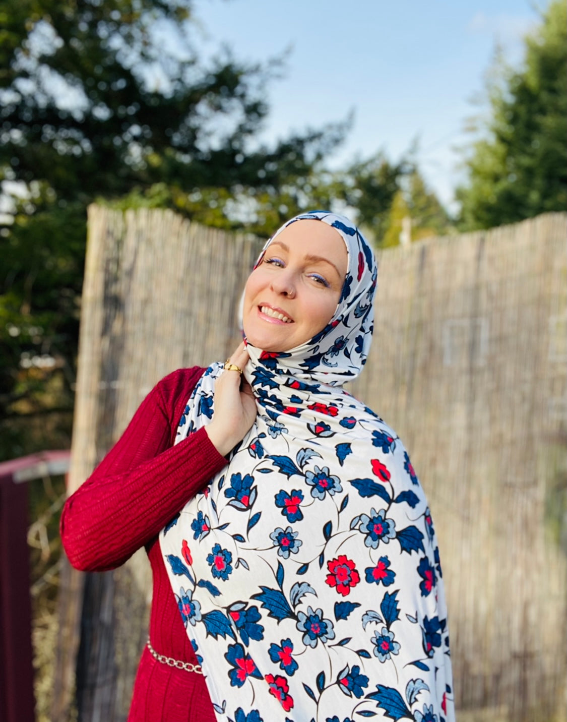 Printed Jersey Hijab: Palestinian Artisan Vibes