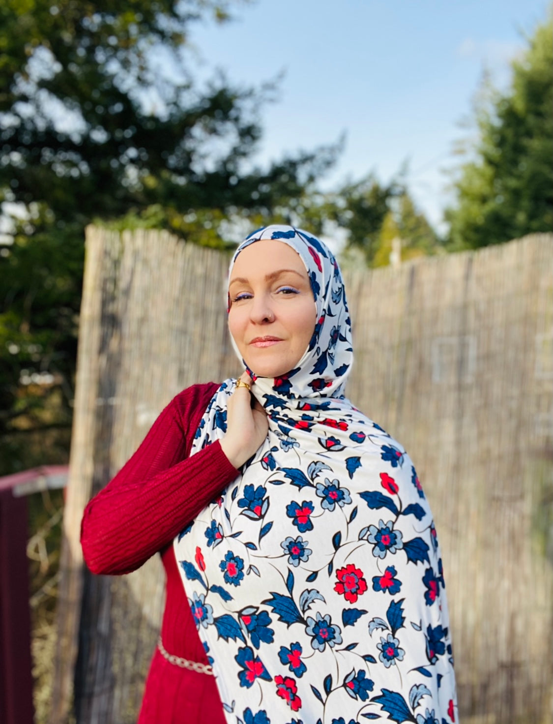 Printed Jersey Hijab: Palestinian Artisan Vibes