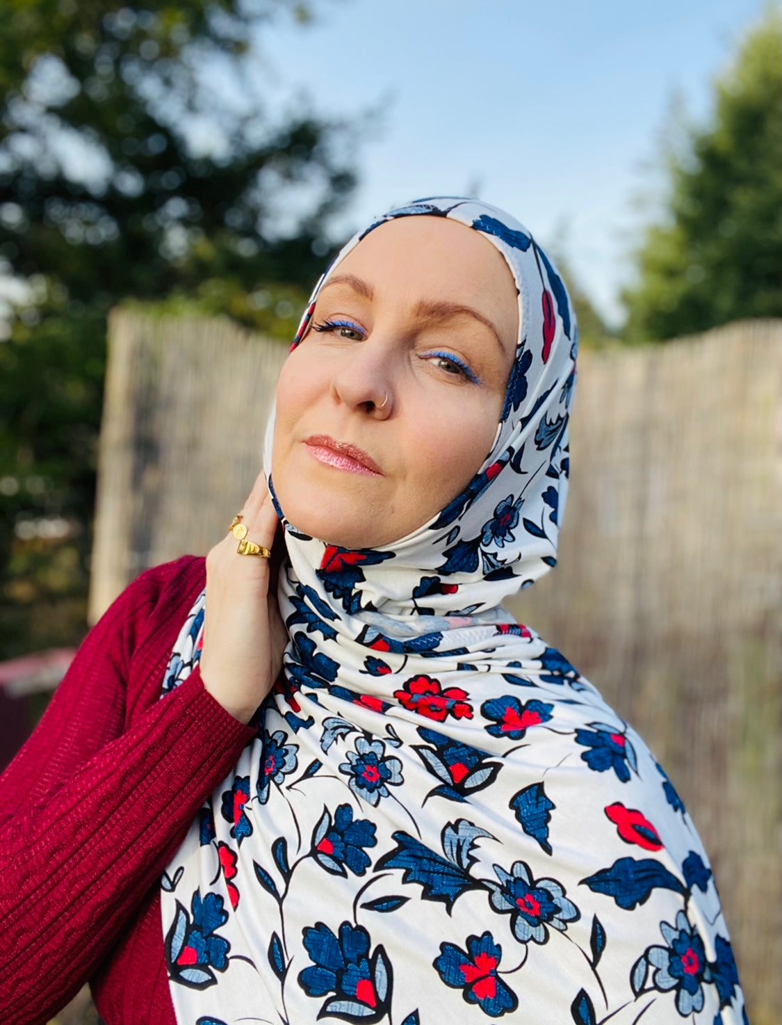 Printed Jersey Hijab: Palestinian Artisan Vibes