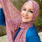 Limited Edition Crepe Chiffon Hijab: Turkish Garden