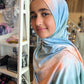 Tie Dye Jersey Hijab: Brooding Sunset & Sky
