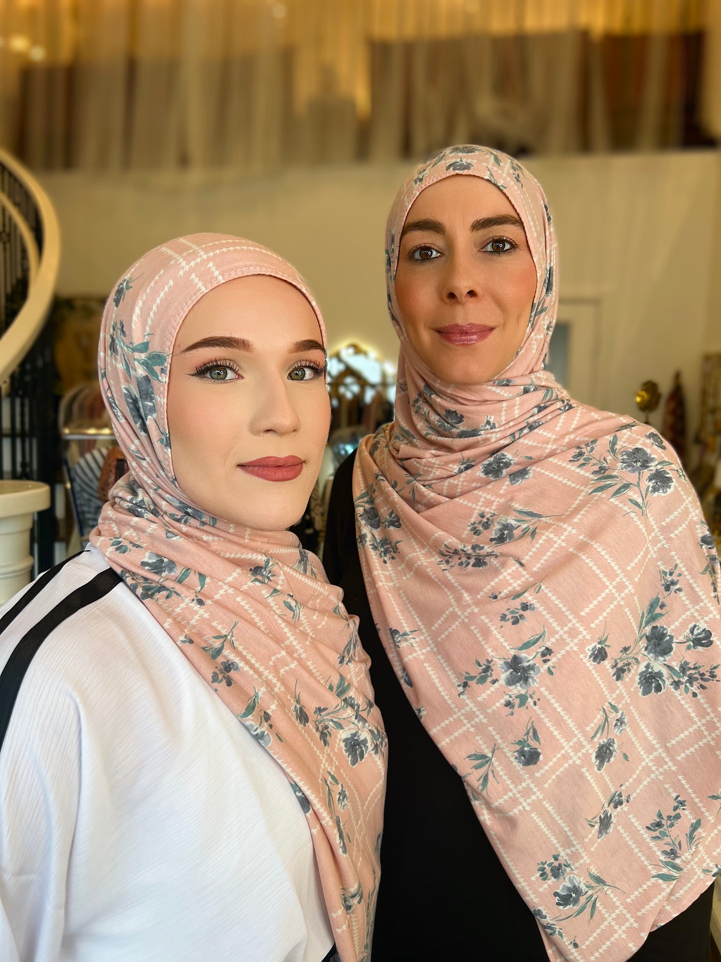 Printed Jersey Hijab: Sweet Haifa