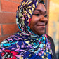 Printed Jersey Hijab: Aloha