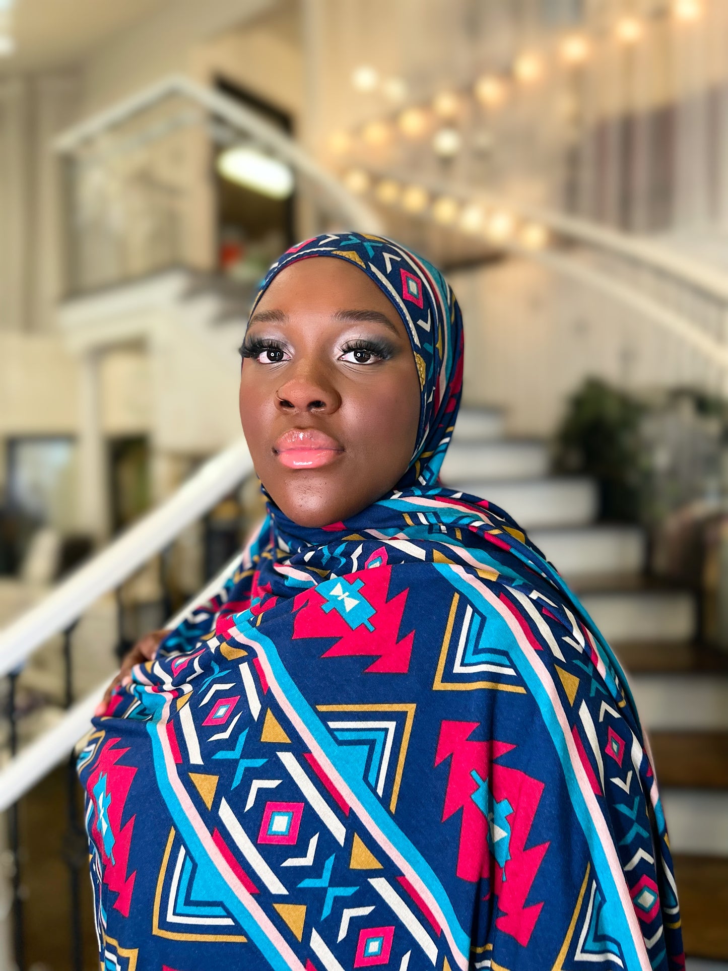 Printed Jersey Hijab: Gathering of Nations