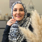 Printed Jersey Hijab: Spring Ready Ikat