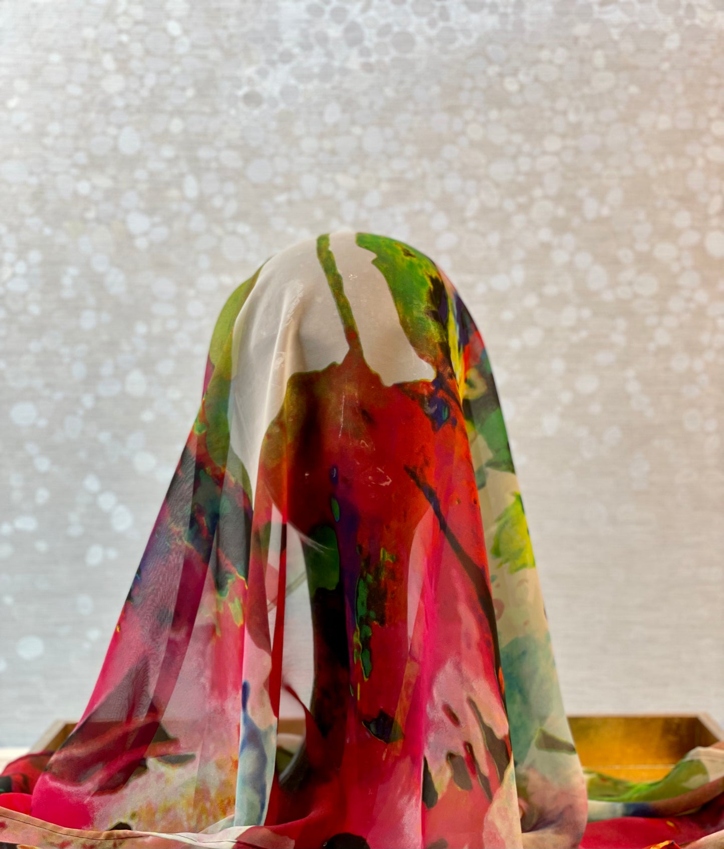 Chiffon Hijab: Watercolor Firdous