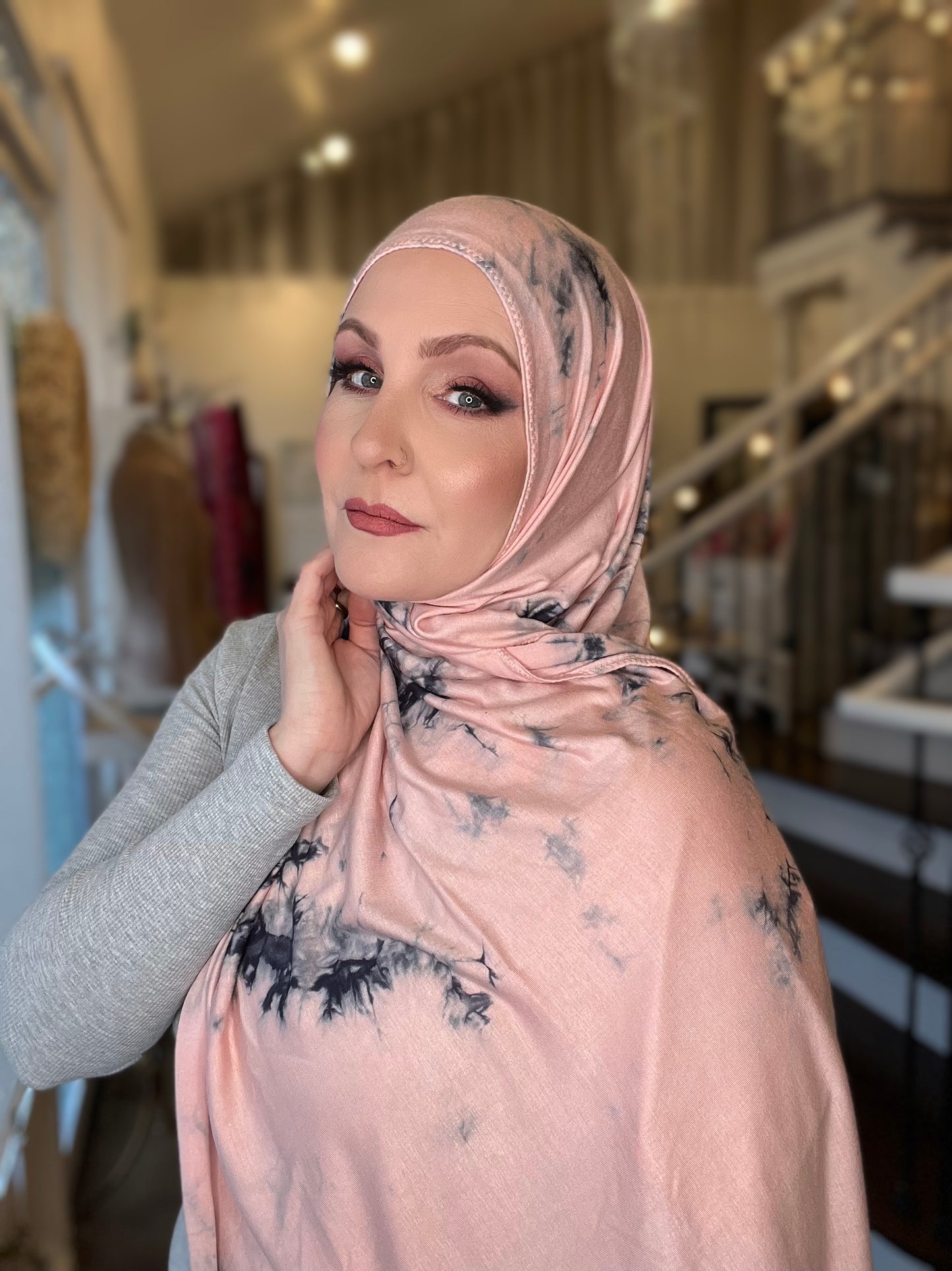 Tie Dye Jersey Hijab: Ciao Quarantine