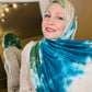 Tie Dye Jersey Hijab: St. Lucia
