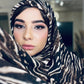 Georgette Chiffon Hijab: Espresso Tiger