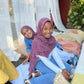 Printed Jersey Hijab: Celebration Burgundy