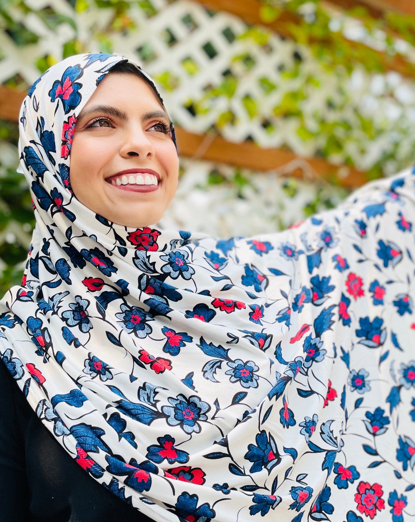 Printed Jersey Hijab: Palestinian Artisan Vibes