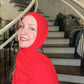 Jersey Hijab: Scarlet Red