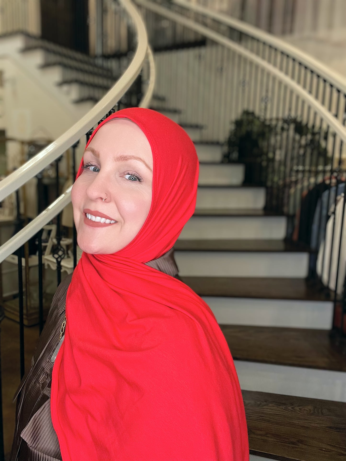 Jersey Hijab: Scarlet Red