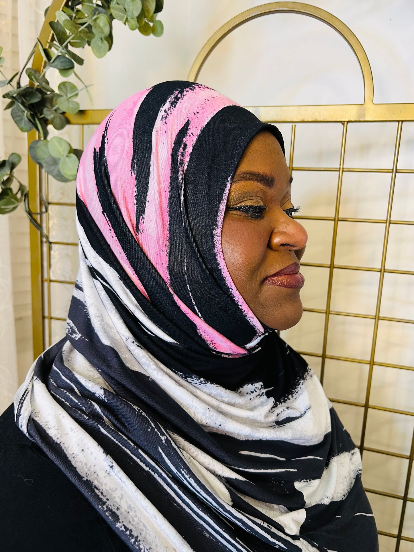 Printed Jersey Hijab: Saved By The Bell