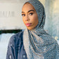Printed Jersey Hijab: Italian Coyote
