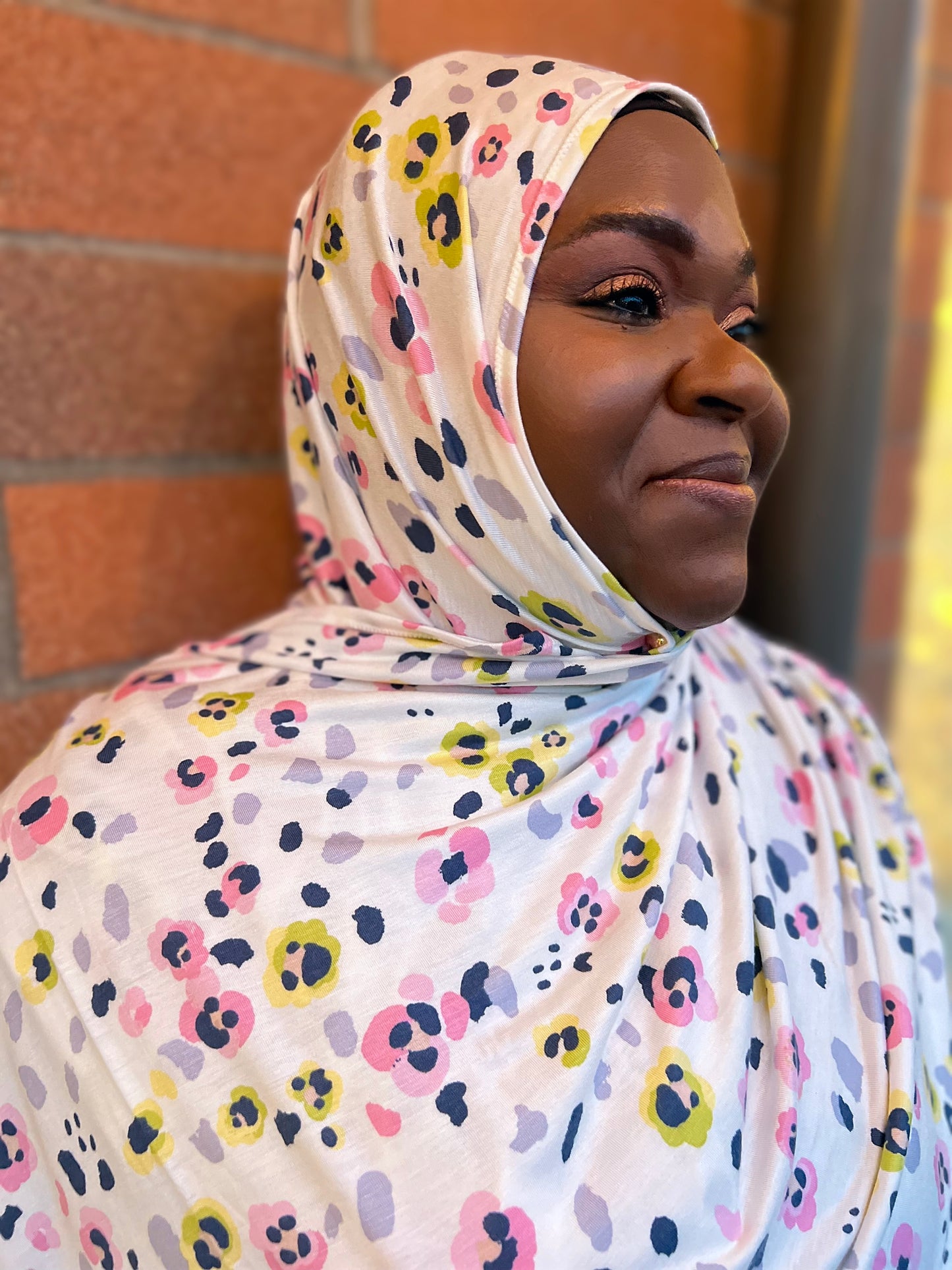 Printed Jersey Hijab: Hello Hip Kitty