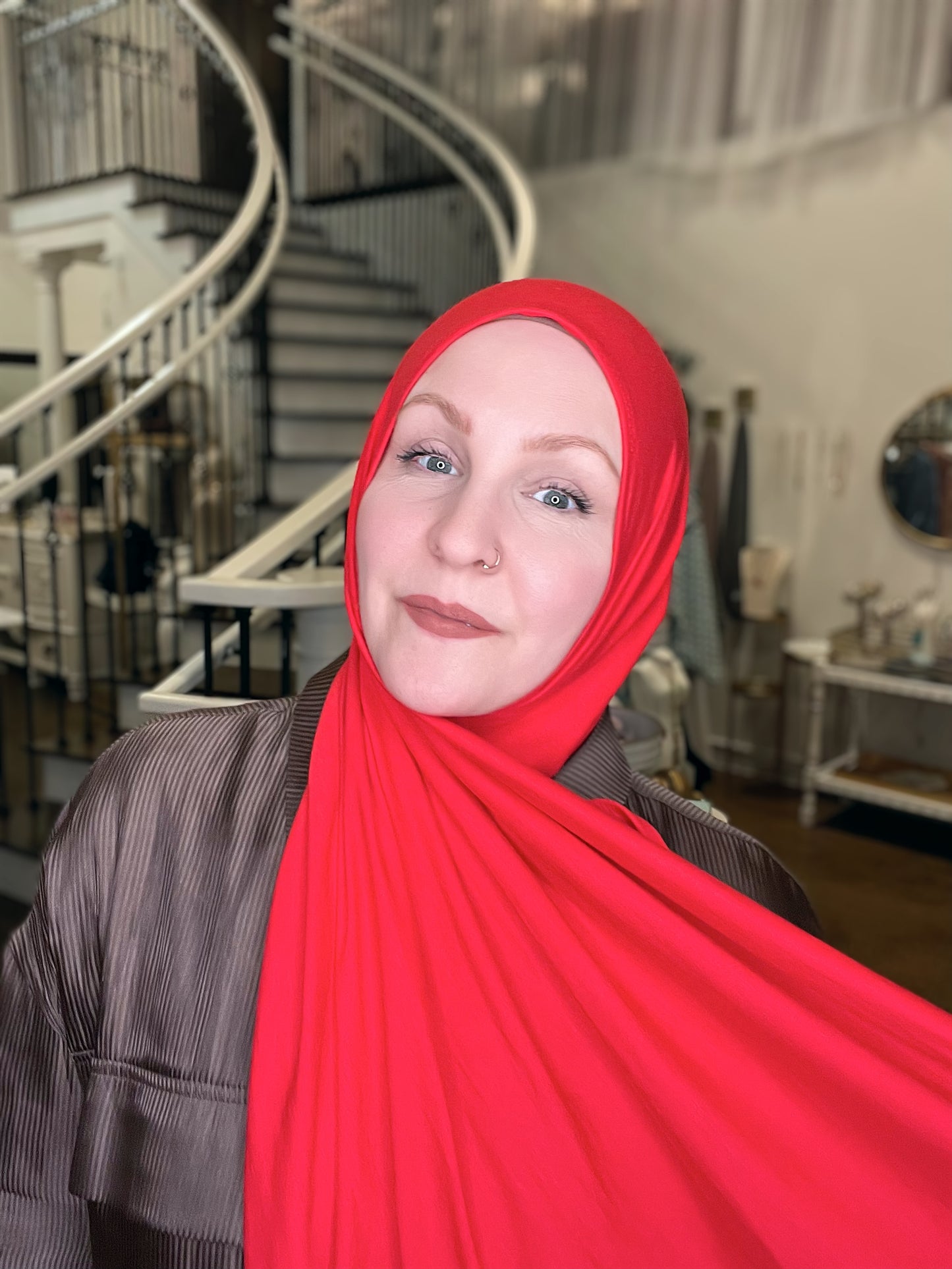 Jersey Hijab: Scarlet Red