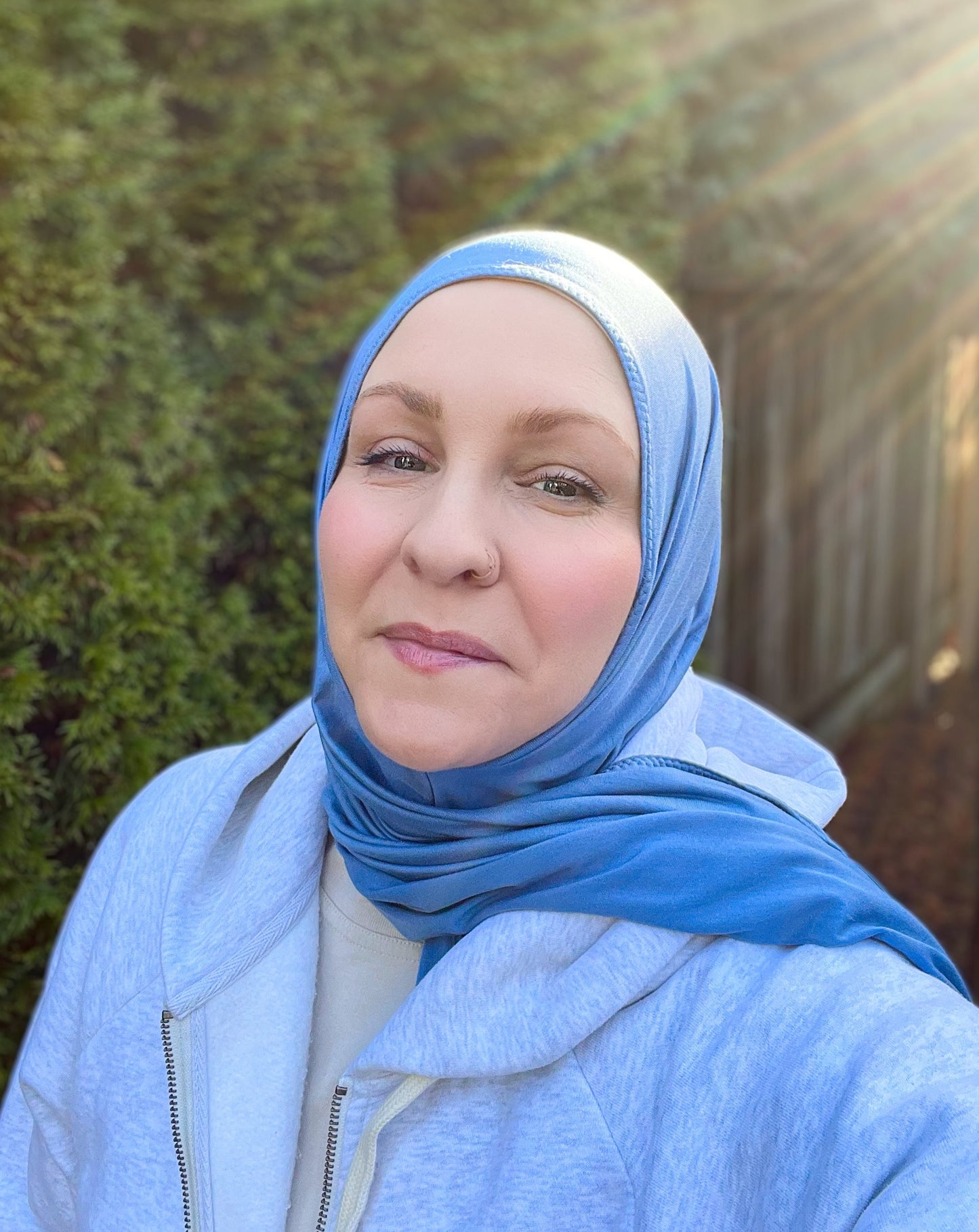 Jersey Hijab: Shadow Blue