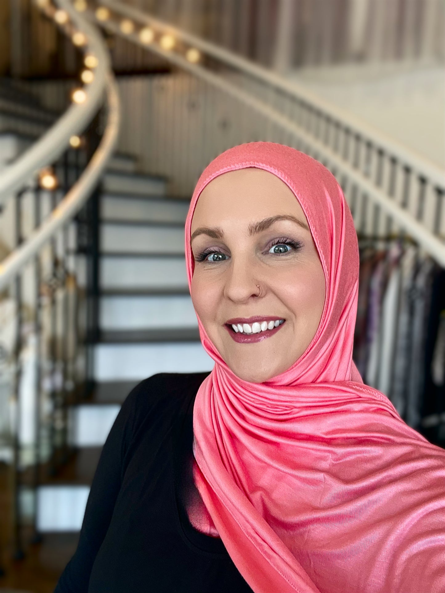 Jersey Hijab: Strawberry Pink