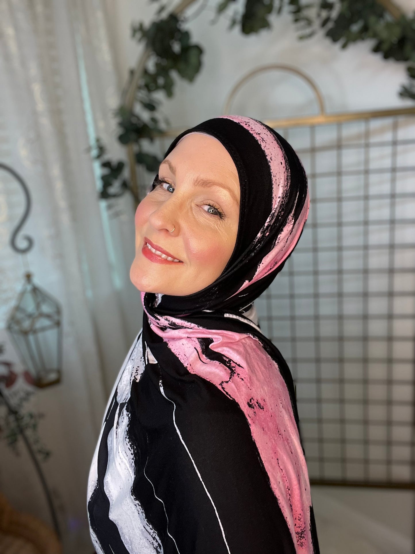 Printed Jersey Hijab: Saved By The Bell